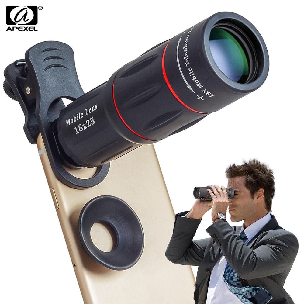 APEXEL Telescope Telephoto Lens - Zoom Lens for Smartphones APEXEL Telescope Telephoto Lens - Zoom Lens for Smartphones